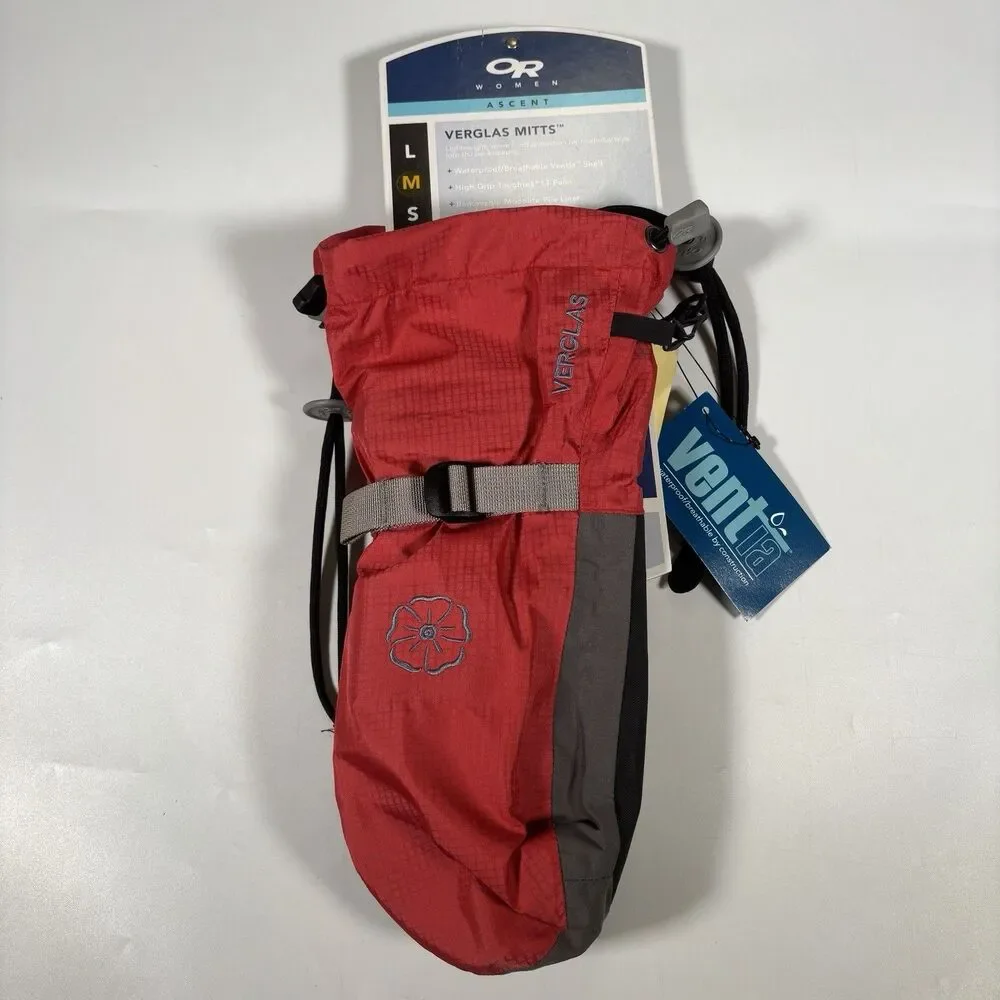 Outdoor Research Women’s Verglas Mitts Ventia Waterproof Ski Snow Size M New NWT